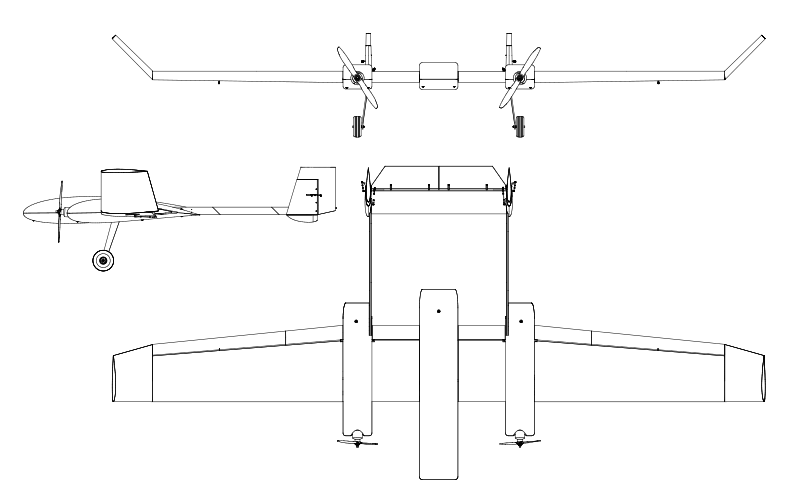 3-view drawing